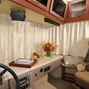 RV Windshield Curtains / Drapes Custom Made To Order and Ready-Made Options