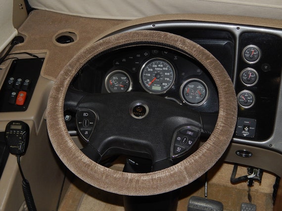 Plush Velour RV Steering Wheel Covers 