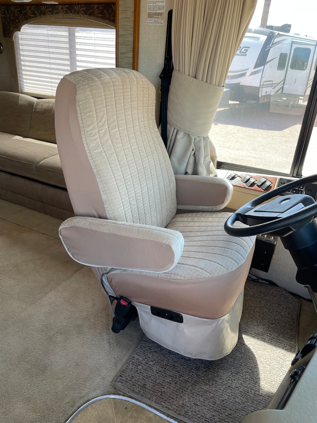 1 Universal RV Seat Cover W/armrest Covers Made in the U.S.A Etsy