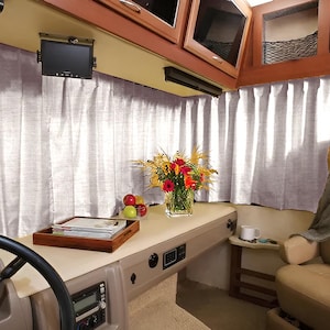 RV Windshield Curtains / Drapes Custom Made To Order