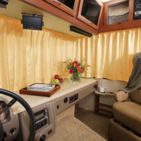 RV Windshield Curtains / Drapes Custom Made To Order and Ready-Made Options