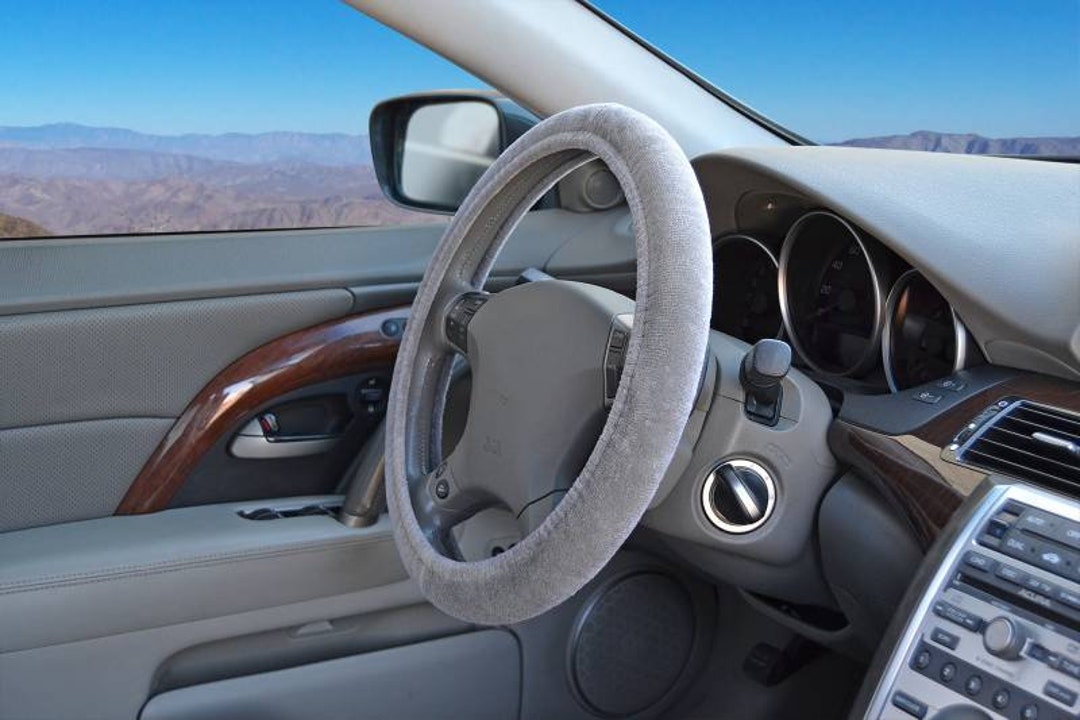 A Perfect Fit Plush Velour Steering Wheel Cover for Your Vehicle Etsy