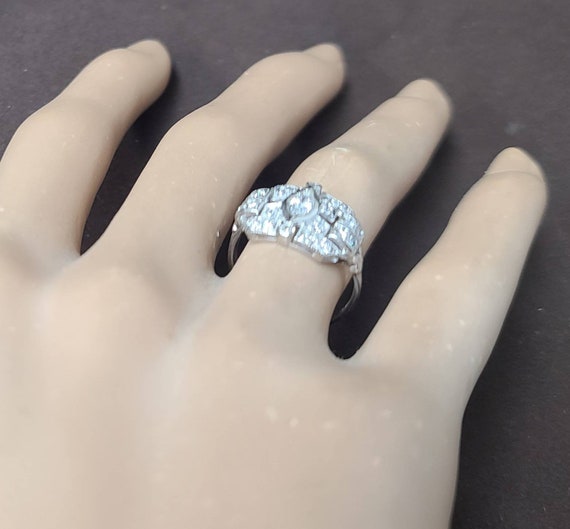 Vintage  0.52ct carat natural marquise Diamond Pl… - image 5