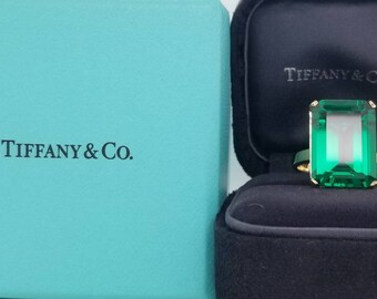 tiffany & co emerald ring