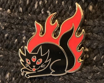 KILLY THE KASHA yokai enamel pin