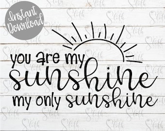 Download Free My Only Sunshine Etsy for Cricut Explore, Silhouette and other cutting machines.