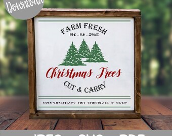 Christmas Tree Farm SVG, Kerstmis teken SVG, Kerstmis SVG, Christmas Tree Farm