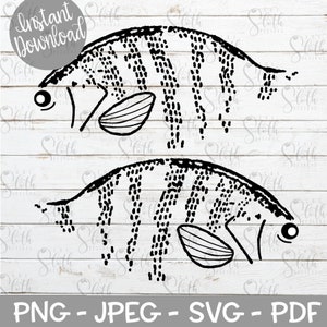 Fishing Lure SVG, Fishing Lure Pattern, SVG Cut File for Cutting Machines