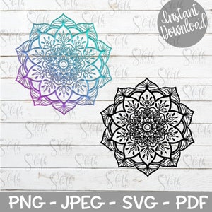 Mandala SVG, Mandala, SVG file, PNG File, svg cut file for cutting machines, sublimation transfer design