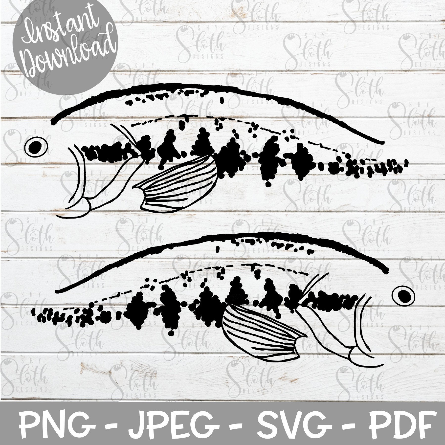 Fishing Lure SVG, Fishing Lure Pattern, SVG Cut File for Cutting Machines 