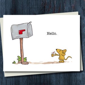 Funny Greeting Card - Hello!
