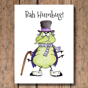 Bah Humbug! Funny Christmas Card