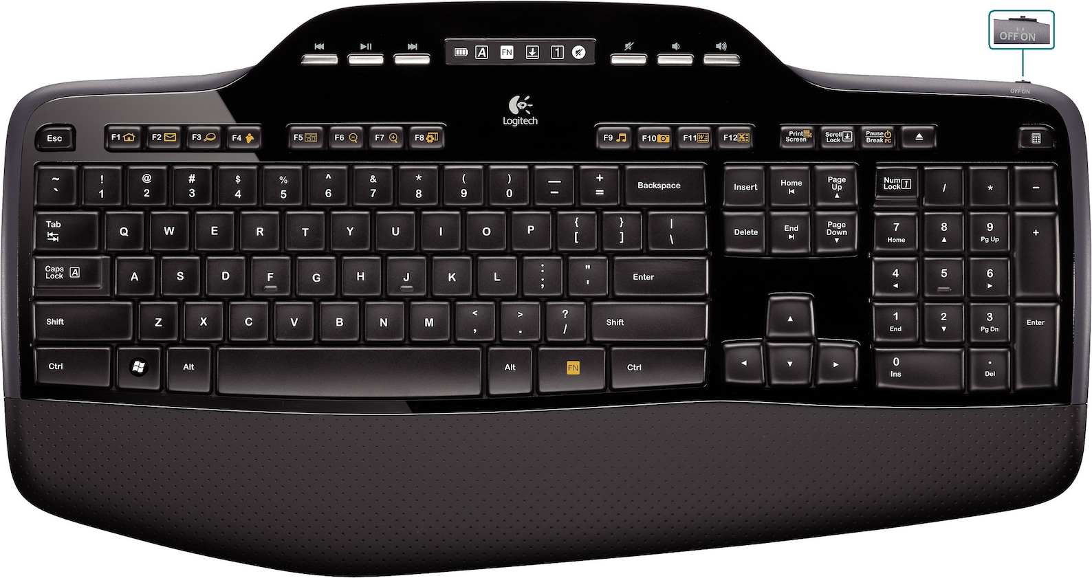 Pieds De Remplacement Pour Clavier Logitech Cordless Desktop LX 500 - Neufs