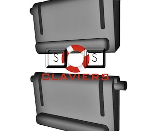 Pied De Rechange Pour Microsoft Natural Keyboard Pro – Blanc – Pièce D'origine RT9431