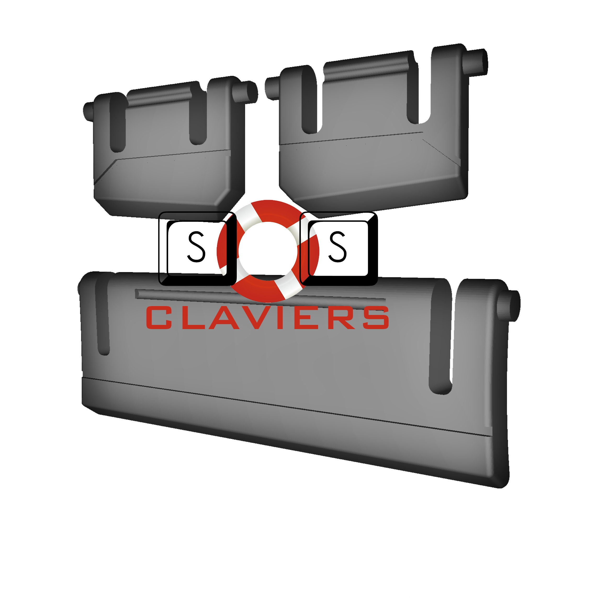 Pieds De Support Inclinables De Rechange Pour Clavier Asus Rog Claymore - Lot De Pieds De Remplacement