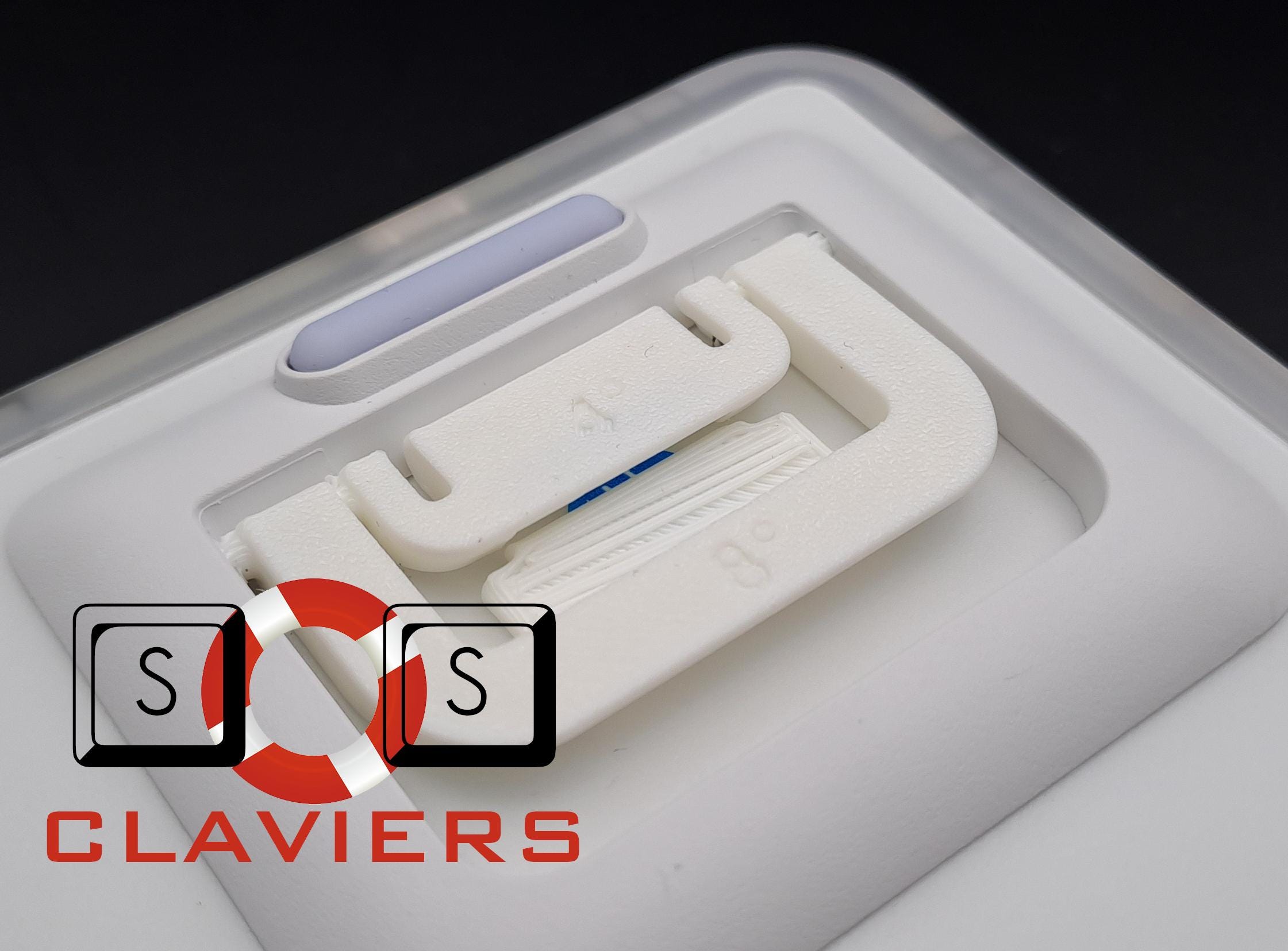 Pieds De Support De Rechange Pour Clavier Logitech G715 Lightspeed Wireless - Blanc - Neuf