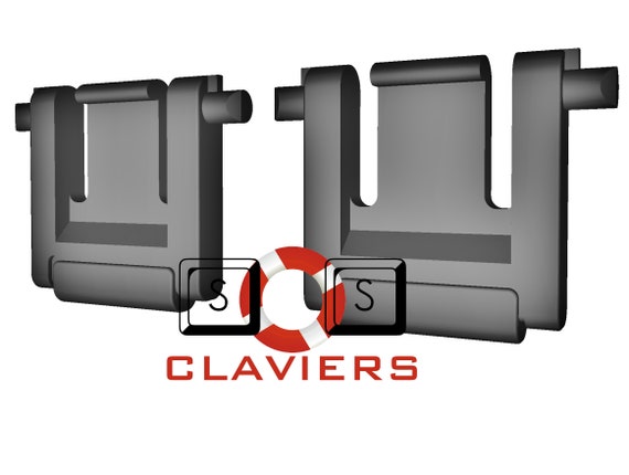 Pieds De Rechange Pour Clavier Logitech G613 - Neufs, Noirs, Référence Y-R0062
