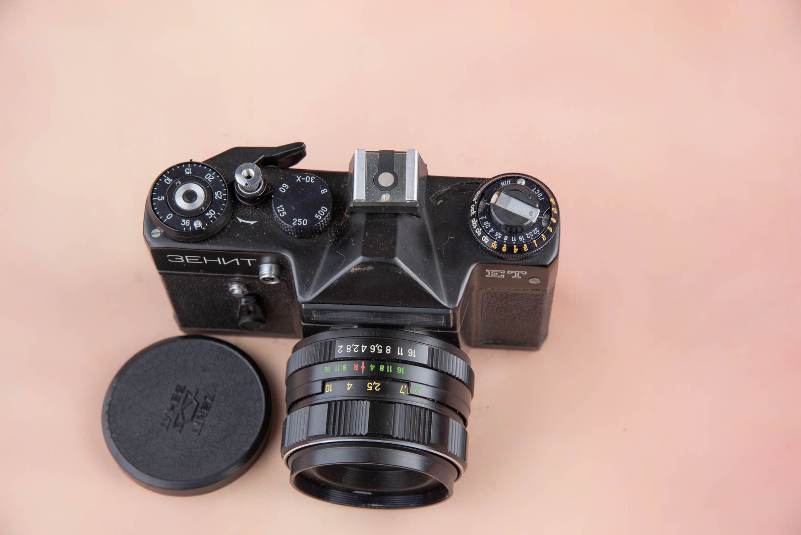 ZenitET Russian Vintage camera Helios 44M 58mm F2 Lens Etsy