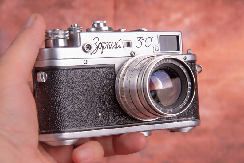 Film Rangefinder Camera Zorki 3c Lens Jupiter 8 1 2 F50 Etsy