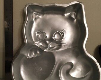 cat cake pan etsy
