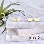Gold Stud Earrings
