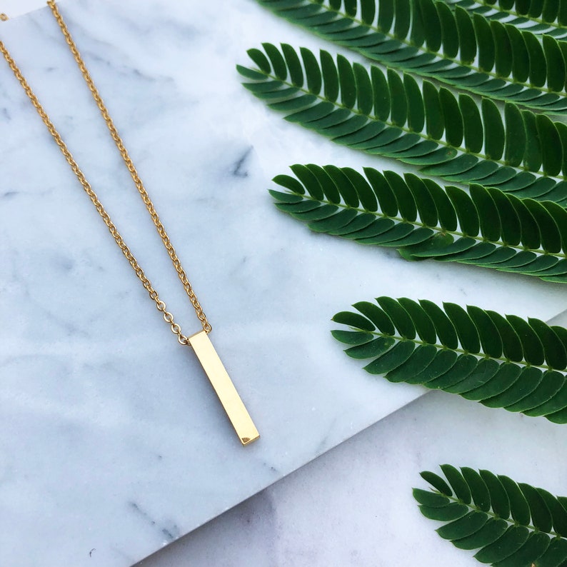 layered necklace stack necklace bar necklace gold necklace minimal necklace gold bar necklace modern necklace geometric necklace