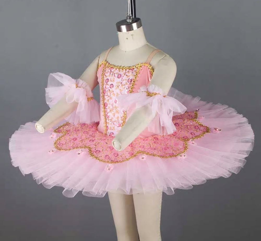 Sugar Plum Fairy - Pink Stretch Velvet Pancake Ballet Dance Tutu (XS ...