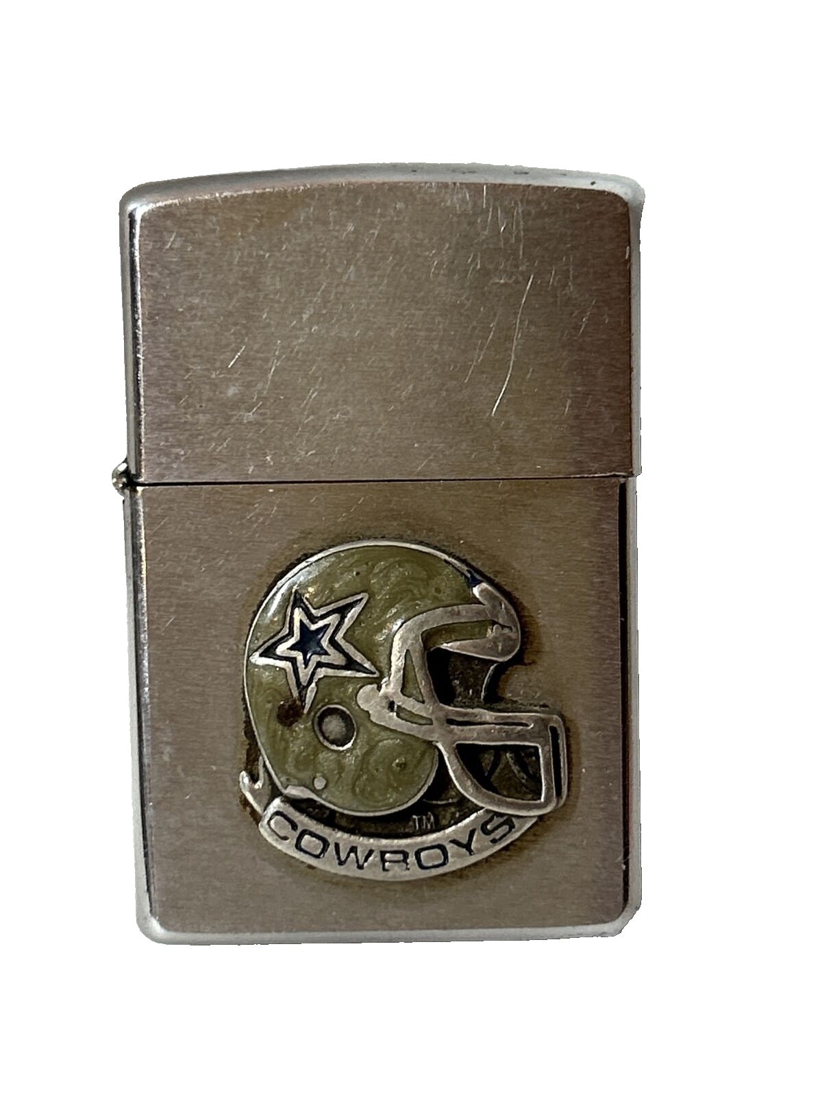 Vintage 1999 Zippo DALLAS COWBOYS 3D Helmet RETIRED Lighter