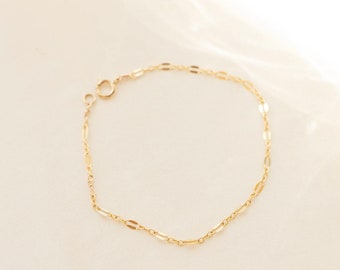 Sparkly bracelet, Gold glitter chain, Dainty gold bracelet, Glittery simple bracelet, Chain bracelet, Sparkle bracelet, Shiny bracelet