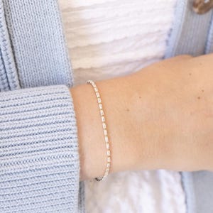Baguette Tennis Bracelet, Tennis Bracelet, Elegant Bracelet, Bracelets for Women, Bridal Jewelry, Wedding Accessories, Gifts For Women