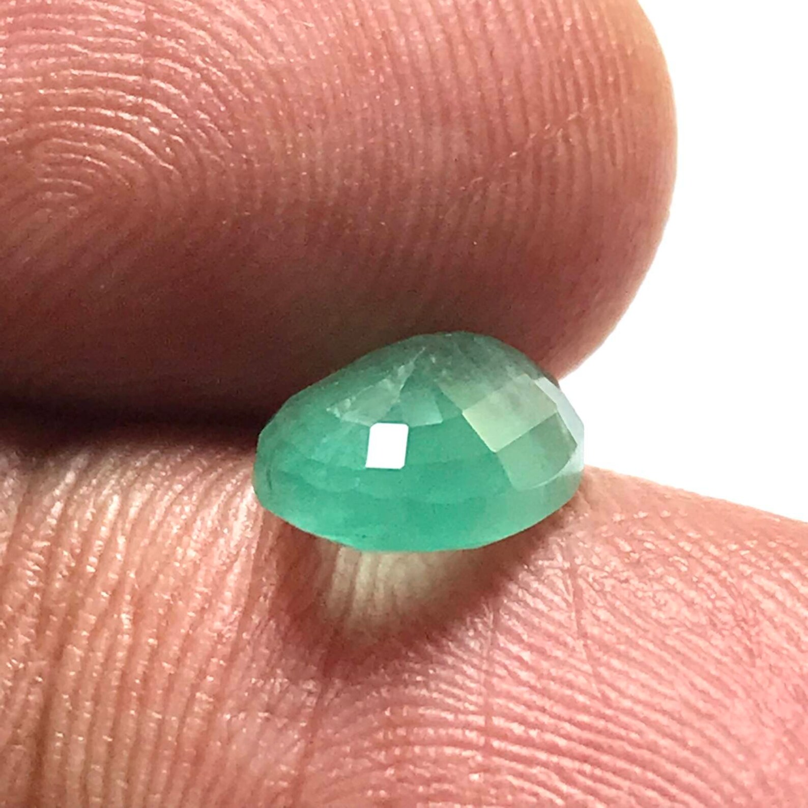 C2.50 cts.Fine Green Zambian Emerald Natural emerald faceted Etsy