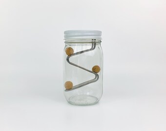 Zigzag | Rest one ball on each level | Jar Games