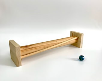 Log Crossing | Natural Wood Marble Log Crossing Puzzle Game