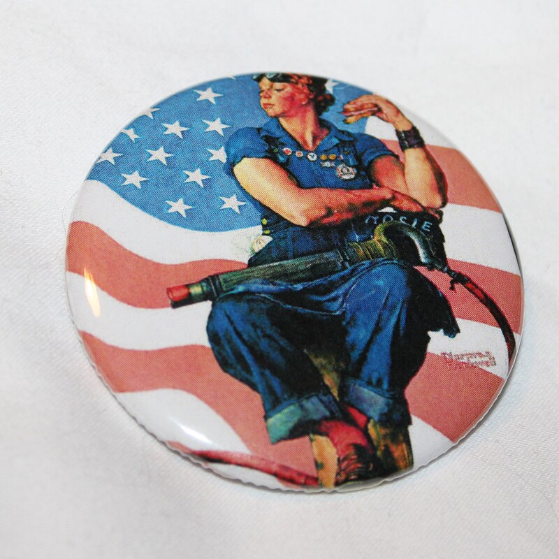 Rosie the Riveter Pin - Etsy