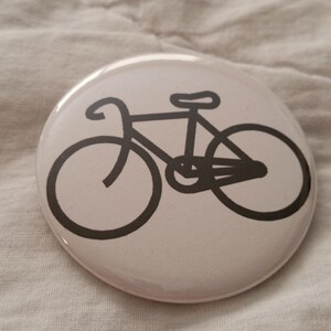 Road Bike Cyclist Bicycle Bicyclist  Pinback Button or Magnet 2.25 inch