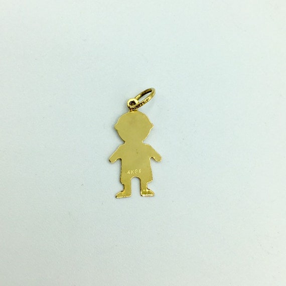 14K Gold filled Kid Child Childhood Necklace Char… - image 3