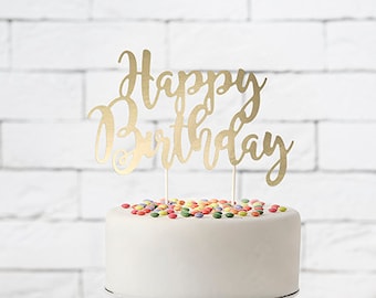 Birthday Cake Topper Etsy