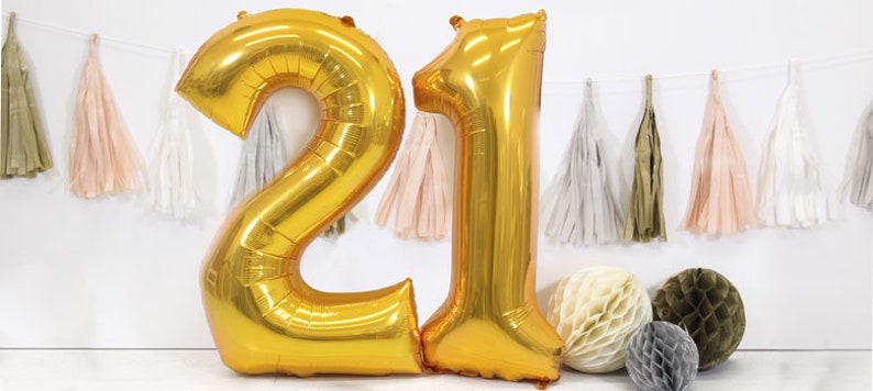 Birthday Balloons Customer Number Balloon 34 Giant Gold Number Foil Balloon Gold Party Decoration