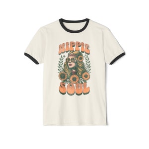 Prive FLOWER IMPRESSION RINGER  Tシャツ Flower Ringer Tee - Etsy
