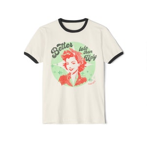Camiseta retro / camiseta discocowgirl / camiseta con reborde / camiseta con reborde personalizada / camiseta con reborde retro / camiseta con reborde / camiseta con reborde / camiseta retro de talla grande talla grande