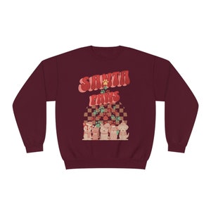 Santa Paws Christmas Dog sweater, ugly Christmas sweater, dog Christmas sweatshirt, oversized Christmas dog shirt, ugly christmas sweater