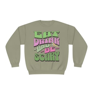 Spooky season sweater, oversized sweatshirt, plus size sweatshirt, sweatshirt oversized, retro font, cozy sweatshirt, Halloween sweatshirt