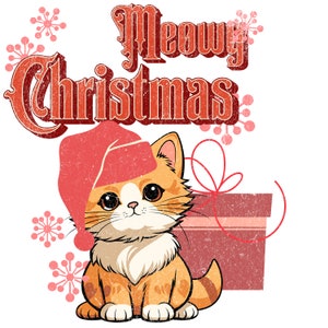 SVG Christmas Cat, Ugly Christmas Sweater SVG, Cute Christmas Cat Printable, Christmas SVG, Holiday svg, printable christmas svg cat