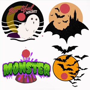 Stanley Cup Halloween Toper SVG Download digitale PDF stampabili di Halloween