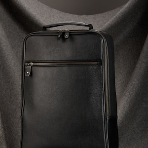Black Backpack with top handle