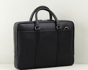 Small Leather Briefcase for 13 inch laptops
