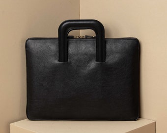 Costantino - Leather document case with handle | TL142545 main image 0