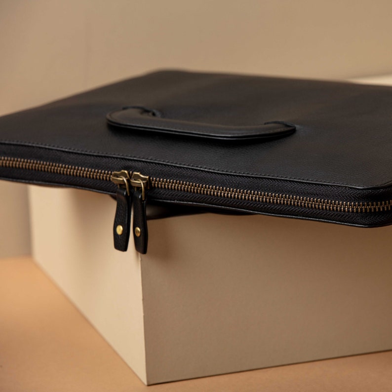 Black Document Bag