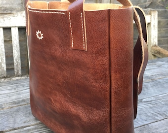 Leather Tote Bag PDF Pattern: Medium Leathercraft Template (Digital Download)