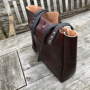 Leder Tasche Schnittmuster - PDF Schnittmuster - DIY - Lederhandwerk Schnittmuster - Ledertasche - Digitales Schnittmuster - Große Leder Tasche